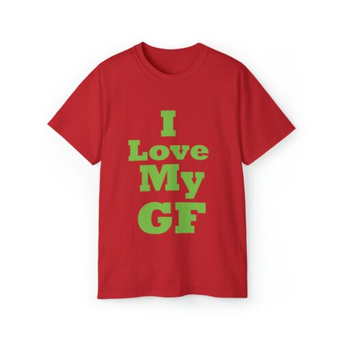 I love my gf Red Color t shirts